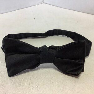 Robert Talbott Pure Silk Black Bow Tie